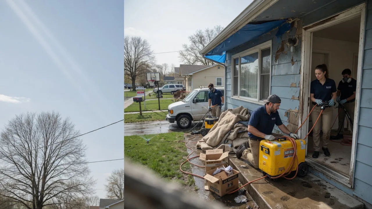 Basement Flood Cleanup in Wellston, OH near me